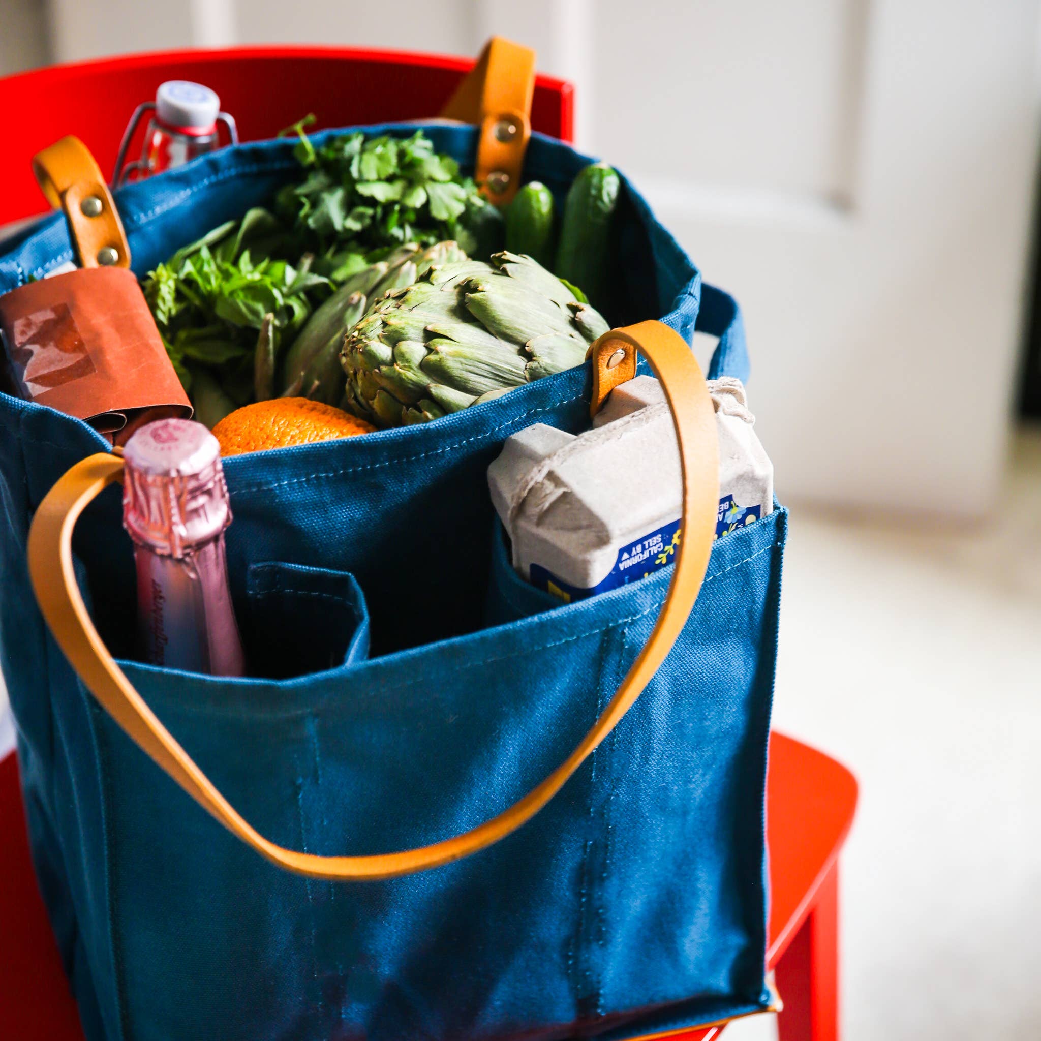 Heavy Canvas Tote Bag - Natural | Vinofiore Wine Shop & Tasting Room