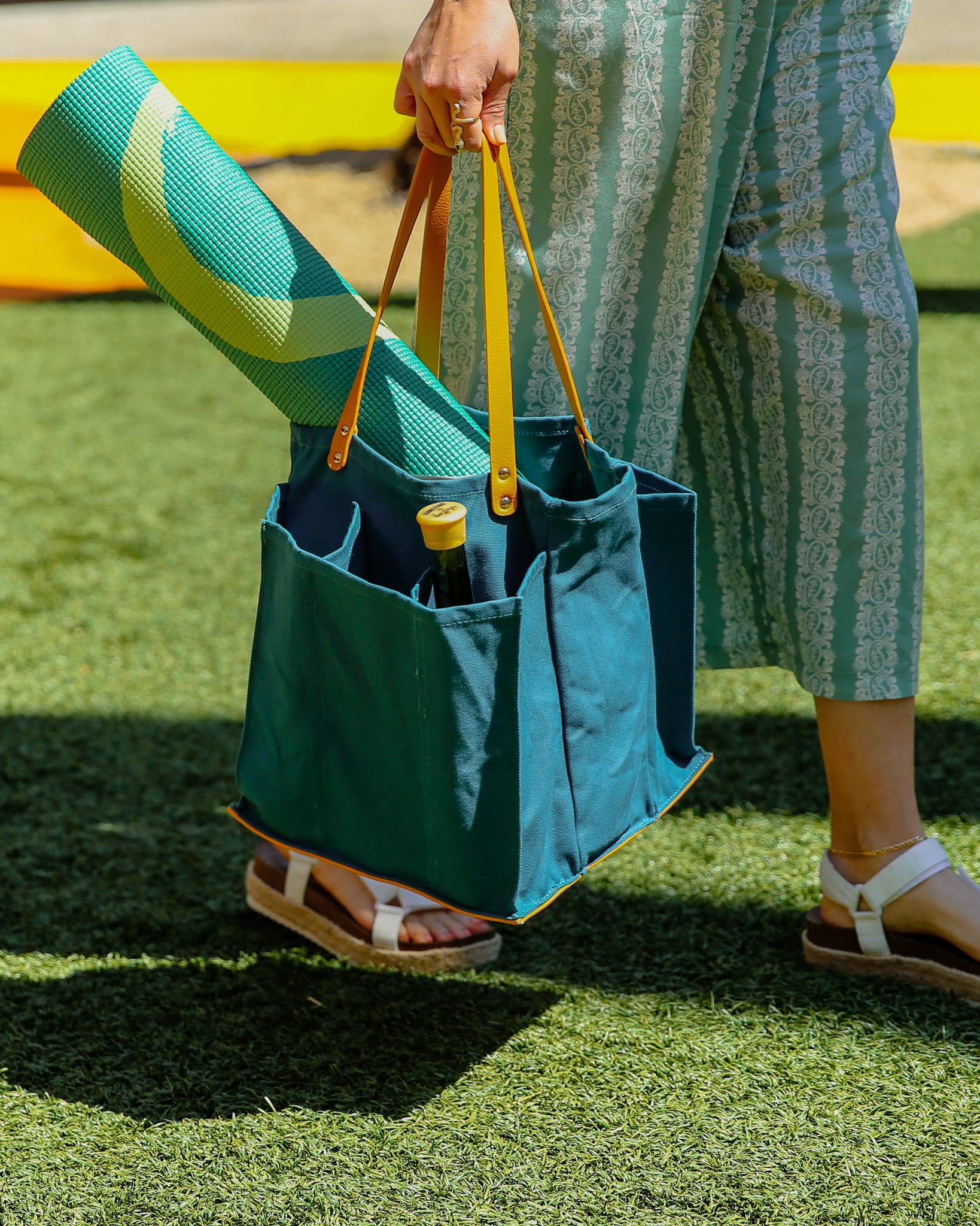 Heavy Canvas Tote Bag - Natural | Vinofiore Wine Shop & Tasting Room